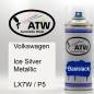 Preview: Volkswagen, Ice Silver Metallic, LX7W / P5: 400ml Sprühdose, von ATW Autoteile West.